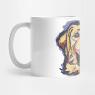 Golden Retriever Dog Bright colorful pop dog art Mug